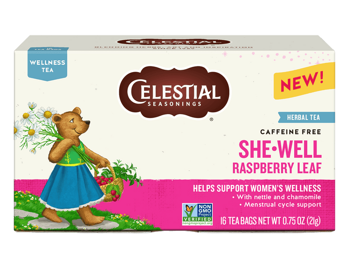 SheWell Raspberry Leaf Wellness Tea