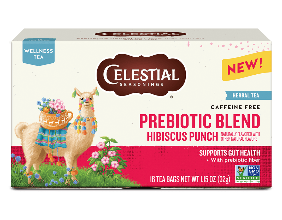 Prebiotic Blend Wellness Tea with Hibiscus